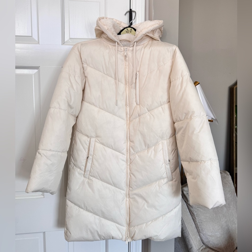 Women’s midi down winter coat
